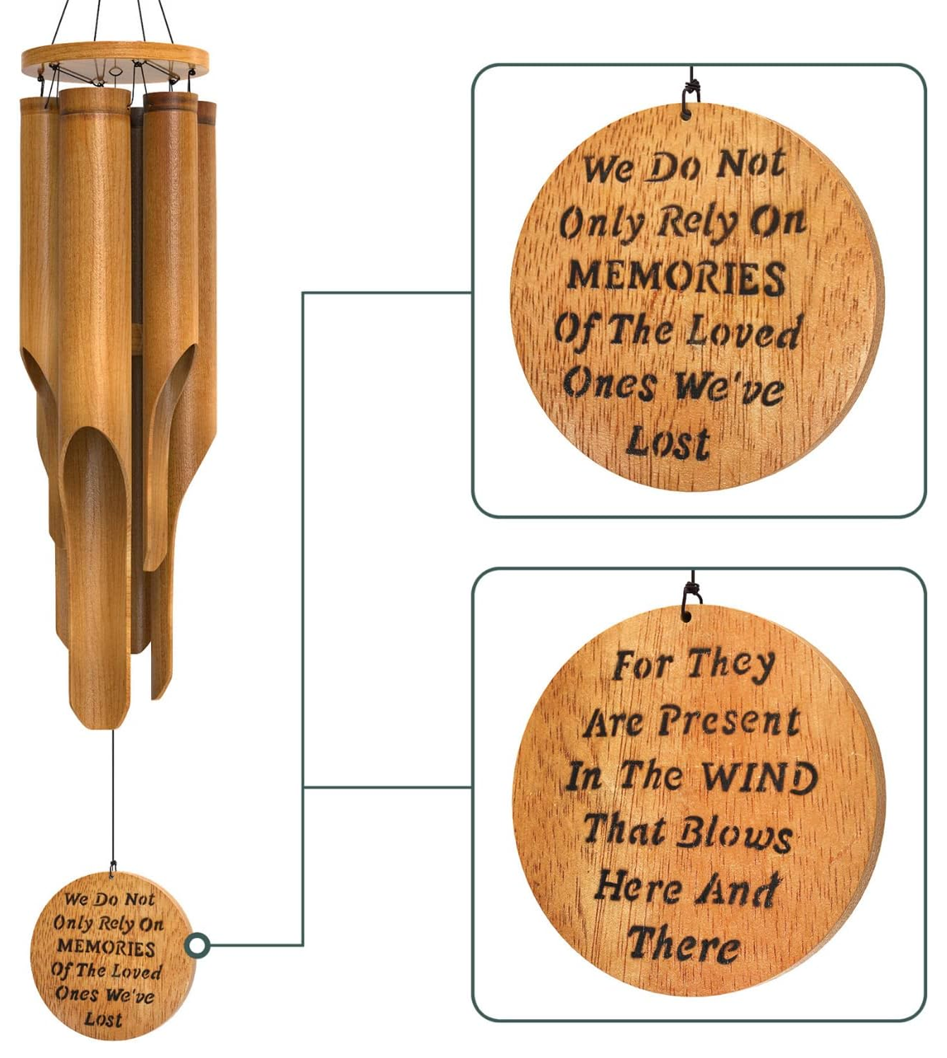 Memorial Bamboo Wind Chimes - Nalulu
