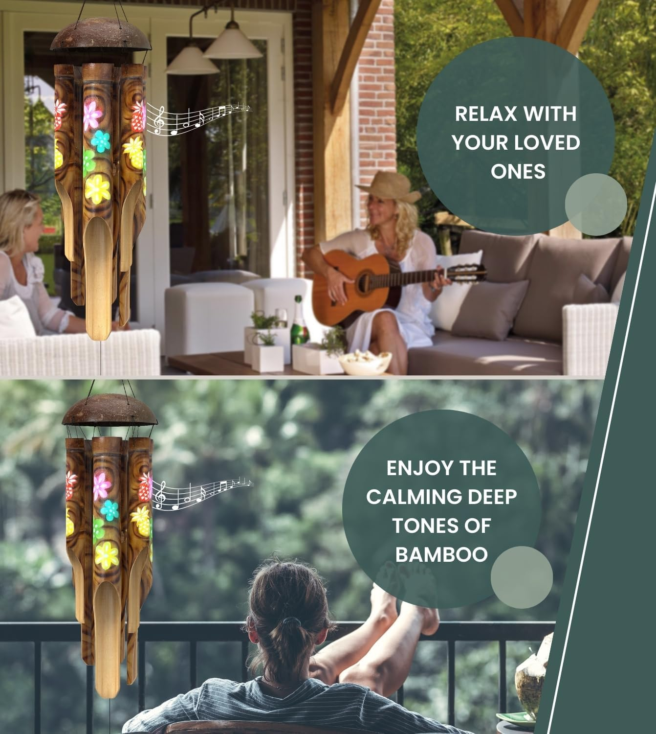 Piney Bamboo Wind Chimes - Nalulu