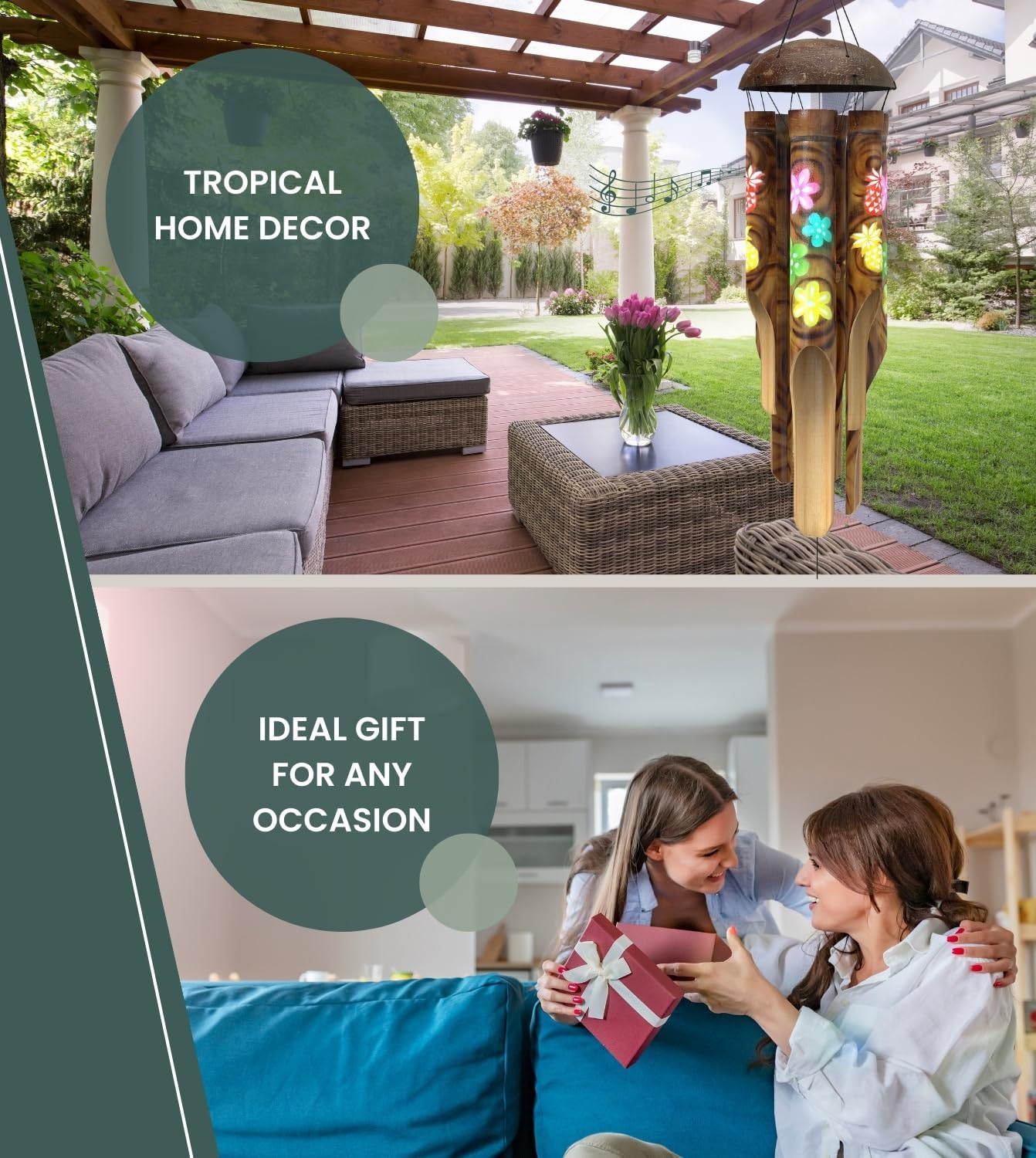 Piney Bamboo Wind Chimes - Nalulu